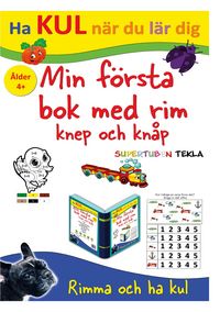 Produktbild: Min f&ouml;rsta bok med rim, knep och kn&aring;p