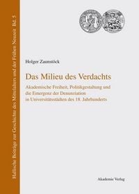 Produktbild: Das Milieu des Verdachts