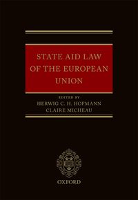 Produktbild: State Aid Law of the European Union