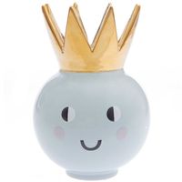 Produktbild: Keramik Vase Krone, blau