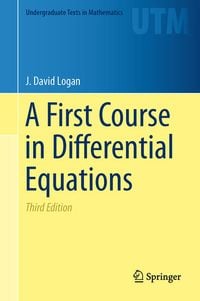 Produktbild: A First Course in Differential Equations