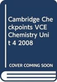 Produktbild: Cambridge Checkpoints VCE Chemistry Unit 4 2008