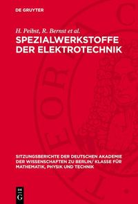 Produktbild: Spezialwerkstoffe der Elektrotechnik