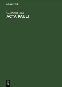 Produktbild: Acta Pauli