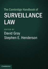 Produktbild: Cambridge Handbook of Surveillance Law