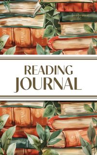 Produktbild: Reading Journal (Watercolour Stacked Books with Leaves)