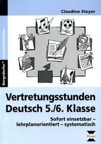 Produktbild: Vertretungsstunden Deutsch 5./6. Klasse