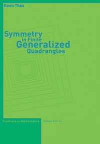 Produktbild: Symmetry in Finite Generalized Quadrangles
