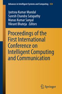 Produktbild: Proceedings of the First International Conference on Intelligent Computing and Communication
