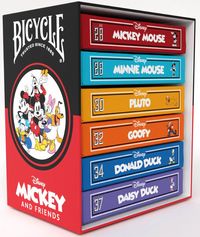 Produktbild: Bicycle Disney Mickey & Friends Box Set - 6 Decks (je 54 Spielkarten)