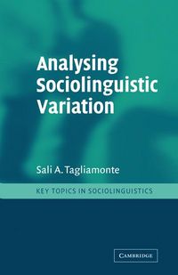 Produktbild: Tagliamonte, S: Analysing Sociolinguistic Variation