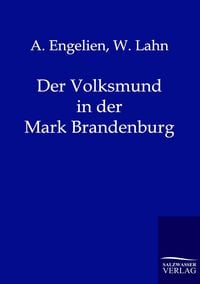 Produktbild: Der Volksmund in der Mark Brandenburg