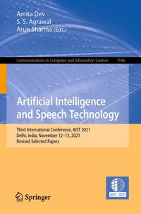 Produktbild: Artificial Intelligence and Speech Technology