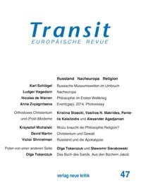 Produktbild: Transit 47. Europ&auml;ische Revue