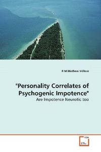 Produktbild: Vellore, P: "Personality Correlates of Psychogenic Impotence
