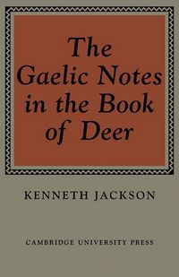 Produktbild: The Gaelic Notes in the Book of Deer