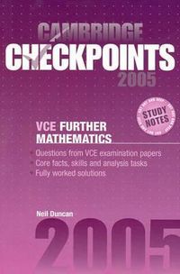 Produktbild: Cambridge Checkpoints Vce Further Mathematics 2005
