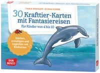 Produktbild: 30 Krafttier-Karten mit Fantasiereisen f&uuml;r Kinder von 4 bis 10