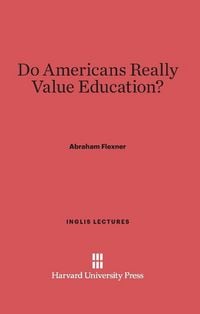 Produktbild: Do Americans Really Value Education?