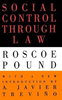 Produktbild: Pound, R: Social Control Through Law