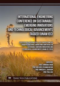 Produktbild: International Engineering Conference on Sustainable Emerging Innovations and Technological Advancements Tagged (UNAM IEC)