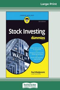 Produktbild: Stock Investing For Dummies, 5th Edition (16pt Large Print Edition)