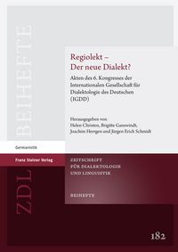 Produktbild: Regiolekt - Der neue Dialekt?