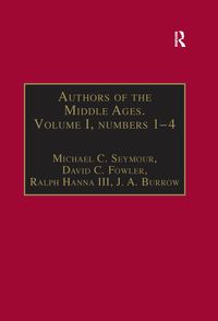 Produktbild: Authors of the Middle Ages. Volume I, Nos 1-4