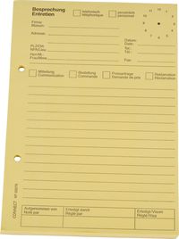 Produktbild: Q-CONNECT&reg; Telefonblock, A5 gelb