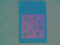 Produktbild: P. H. Davis, D: The Identification of Flowering Plant Famili