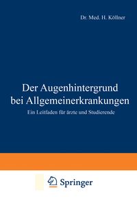 Produktbild: Der Augenhintergrund bei Allgemeinerkrankungen