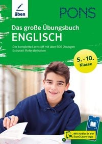 Produktbild: PONS Das gro&szlig;e &Uuml;bungsbuch Englisch 5.-10. Klasse