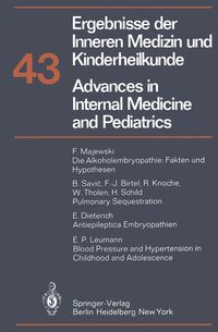 Produktbild: Advances in Internal Medicine and Pediatrics/Ergebnisse der Inneren Medizin und Kinderheilkunde
