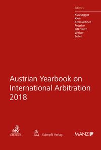Produktbild: Austrian Yearbook on International Arbitration 2018