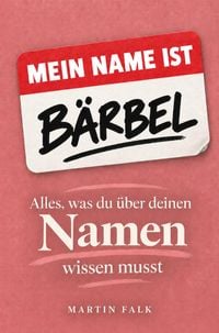 Produktbild: Mein Name ist B&auml;rbel
