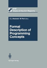 Produktbild: Formal Description of Programming Concepts