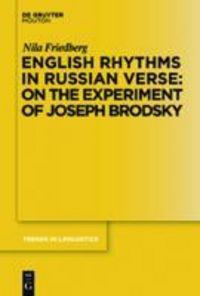 Produktbild: English Rhythms in Russian Verse: On the Experiment of Joseph Brodsky