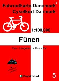 Produktbild: 5 Fahrradkarte D&auml;nemark / Cykelkort Danmark 1:100.000 - F&uuml;nen
