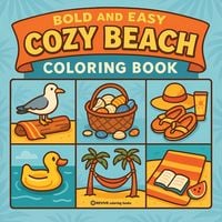Produktbild: Bold & Easy Cozy Beach Coloring Book