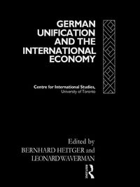 Produktbild: German Unification and the International Economy