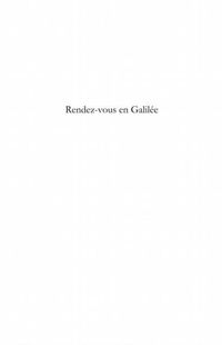 Produktbild: Rendez-vous en Galilee