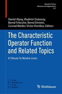 Produktbild: The Characteristic Operator Function and Related Topics