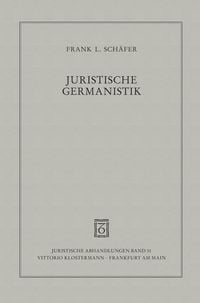 Produktbild: Juristische Germanistik