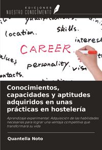 Produktbild: Conocimientos, capacidades y aptitudes adquiridos en unas pr&aacute;cticas en hosteler&iacute;a