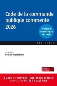 Produktbild: Code de la commande publique comment&eacute; 2026
