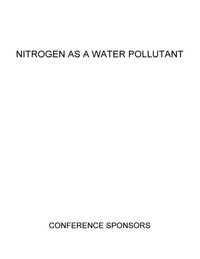 Produktbild: Proceedings of the Conference on Nitrogen as a Water Pollutant