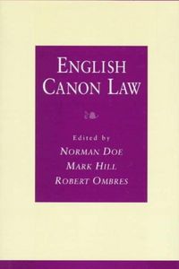 Produktbild: English Canon Law