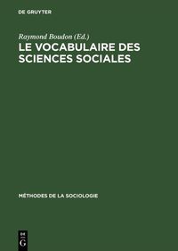 Produktbild: Le vocabulaire des sciences sociales