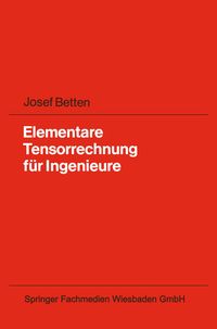 Produktbild: Elementare Tensorrechnung f&uuml;r Ingenieure