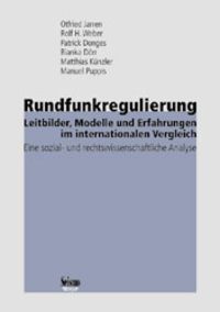 Produktbild: Rundfunkregulierung - Leitbilder, Modelle und Erfahrungen im internationalen Vergleich